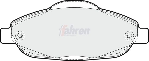 Fahren FBP3098 Brake Pad Set, disc brake - 1