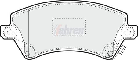Fahren FBP3100 Brake Pad Set, disc brake - 1