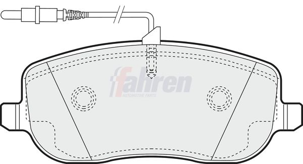 Fahren FBP3101 Brake Pad Set, disc brake - 1