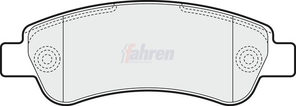 Fahren FBP3109 Brake Pad Set, disc brake - 1