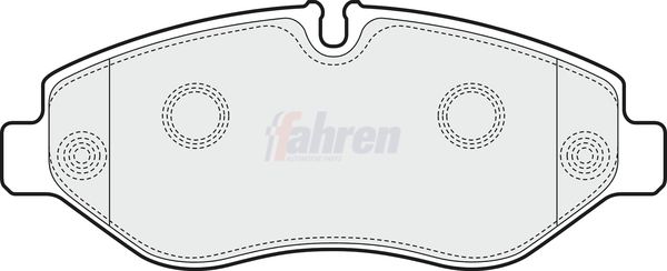 Fahren FBP3110 Brake Pad Set, disc brake - 1