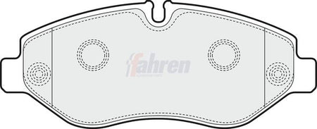 Fahren FBP3110 Brake Pad Set, disc brake - 1
