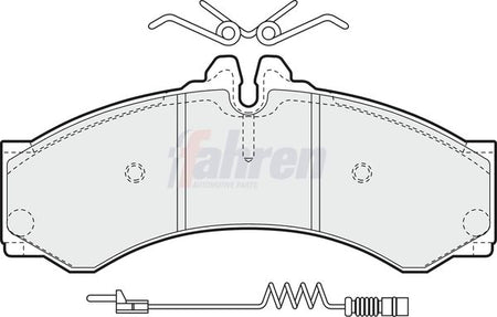 Fahren FBP3112 Brake Pad Set, disc brake - 1