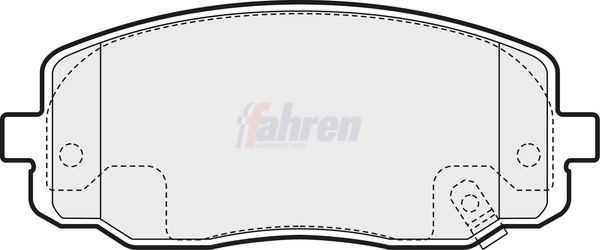 Fahren FBP3118 Brake Pad Set, disc brake - 1