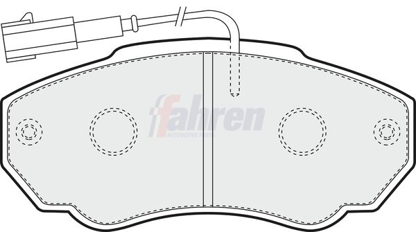 Fahren FBP3119 Brake Pad Set, disc brake - 1