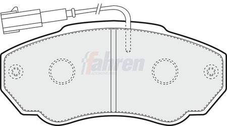 Fahren FBP3119 Brake Pad Set, disc brake - 1