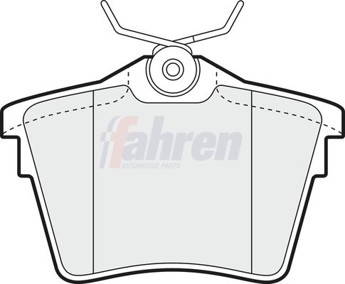 Fahren FBP3122 Brake Pad Set, disc brake - 1