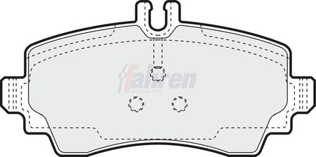 Fahren FBP3125 Brake Pad Set, disc brake - 1