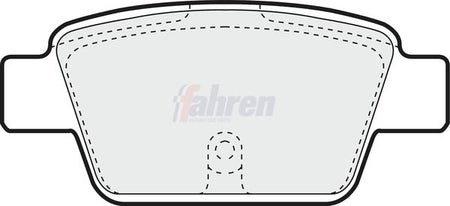 Fahren FBP3128 Brake Pad Set, disc brake - 1