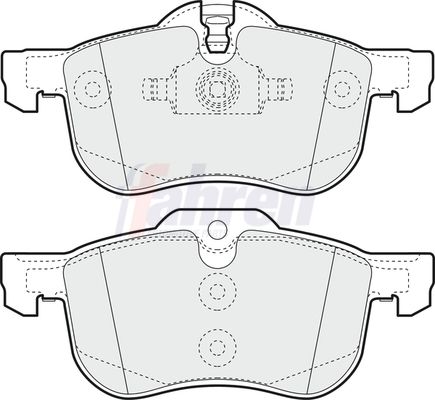 Fahren FBP3132 Brake Pad Set, disc brake - 1