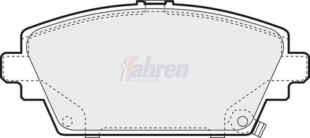 Fahren FBP3133 Brake Pad Set, disc brake - 1