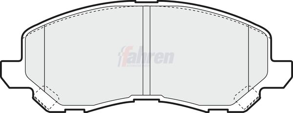 Fahren FBP3134 Brake Pad Set, disc brake - 1