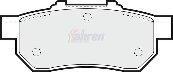 Fahren FBP3142 Brake Pad Set, disc brake - 1