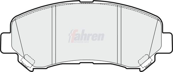 Fahren FBP3146 Brake Pad Set, disc brake - 1