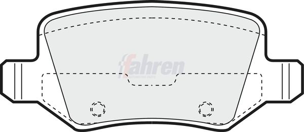 Fahren FBP3151 Brake Pad Set, disc brake - 1