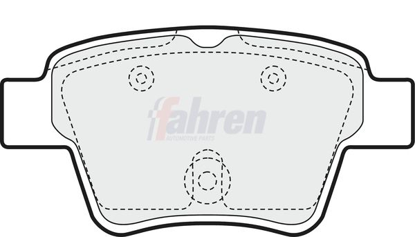 Fahren FBP3155 Brake Pad Set, disc brake - 1