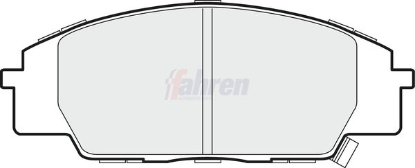 Fahren FBP3156 Brake Pad Set, disc brake - 1