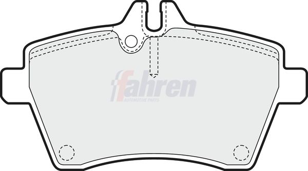 Fahren FBP3159 Brake Pad Set, disc brake - 1