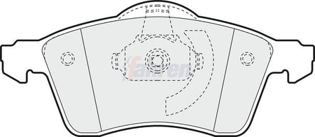 Fahren FBP3163 Brake Pad Set, disc brake - 1