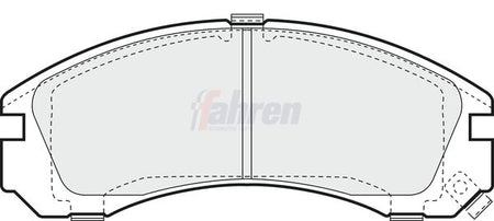 Fahren FBP3173 Brake Pad Set, disc brake - 1