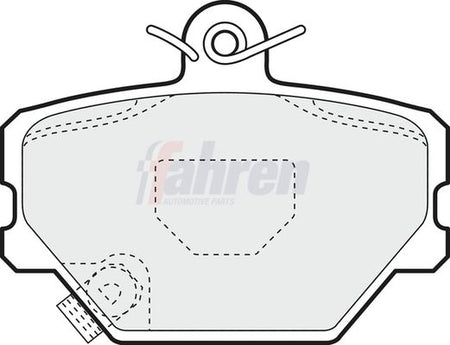 Fahren FBP3174 Brake Pad Set, disc brake - 1