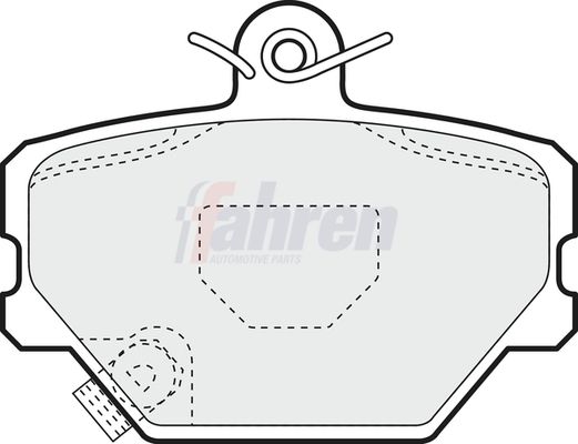 Fahren FBP3174 Brake Pad Set, disc brake - 1