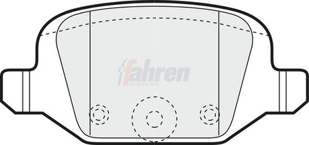 Fahren FBP3177 Brake Pad Set, disc brake - 1