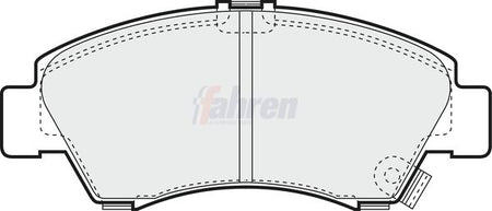 Fahren FBP3178 Brake Pad Set, disc brake - 1