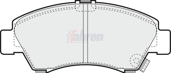 Fahren FBP3178 Brake Pad Set, disc brake - 1