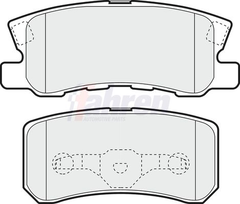 Fahren FBP3181 Brake Pad Set, disc brake - 1