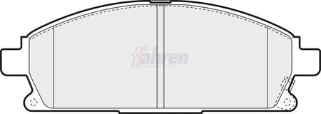 Fahren FBP3186 Brake Pad Set, disc brake - 1