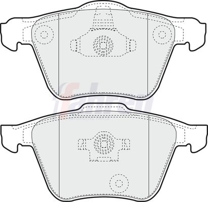 Fahren FBP3188 Brake Pad Set, disc brake - 1
