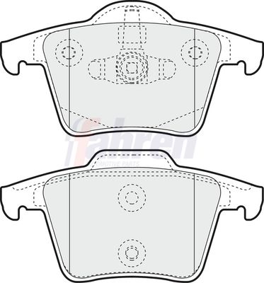 Fahren FBP3189 Brake Pad Set, disc brake - 1