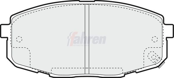 Fahren FBP3191 Brake Pad Set, disc brake - 1