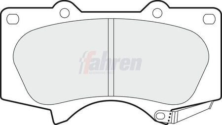 Fahren FBP3193 Brake Pad Set, disc brake - 1