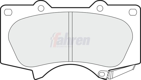 Fahren FBP3193 Brake Pad Set, disc brake - 1