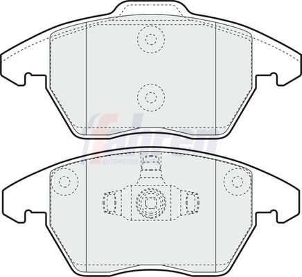Fahren FBP3195 Brake Pad Set, disc brake - 1