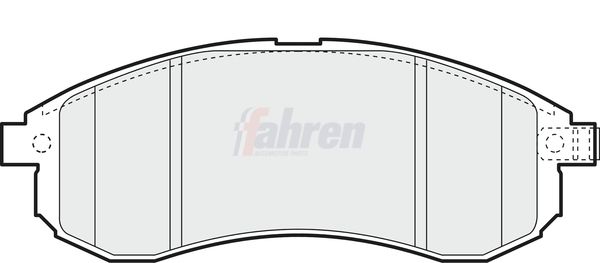 Fahren FBP3196 Brake Pad Set, disc brake - 1