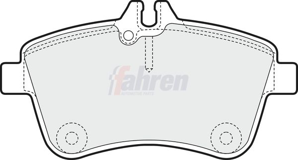 Fahren FBP3201 Brake Pad Set, disc brake - 1