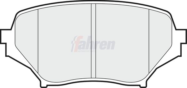 Fahren FBP3205 Brake Pad Set, disc brake - 1