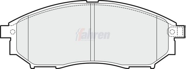 Fahren FBP3209 Brake Pad Set, disc brake - 1