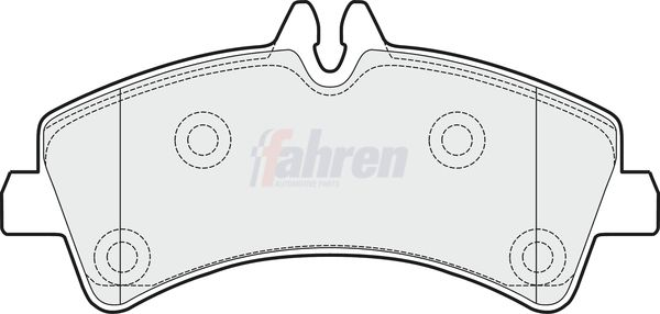 Fahren FBP3211 Brake Pad Set, disc brake - 1