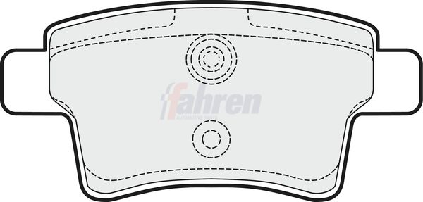 Fahren FBP3212 Brake Pad Set, disc brake - 1