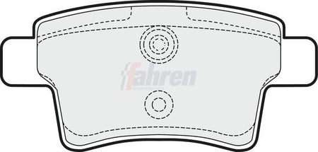 Fahren FBP3212 Brake Pad Set, disc brake - 1