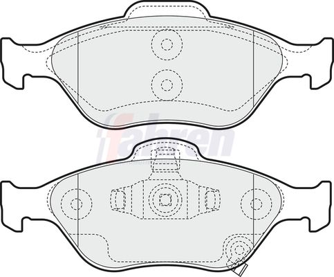 Fahren FBP3217 Brake Pad Set, disc brake - 1