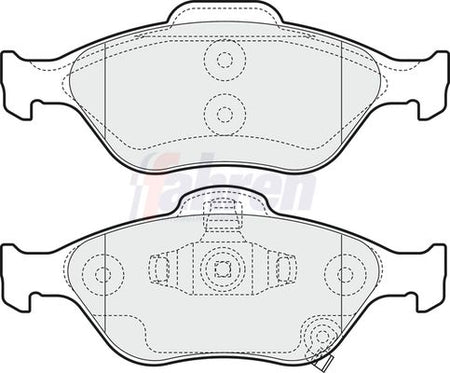 Fahren FBP3217 Brake Pad Set, disc brake - 1