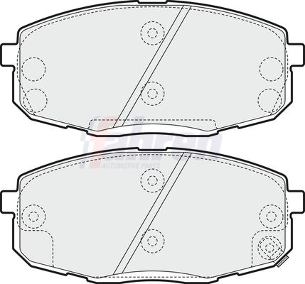 Fahren FBP3219 Brake Pad Set, disc brake - 1