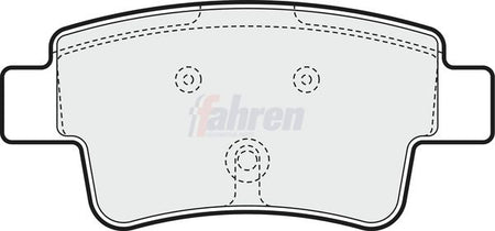 Fahren FBP3221 Brake Pad Set, disc brake - 1