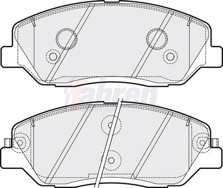 Fahren FBP3222 Brake Pad Set, disc brake - 1