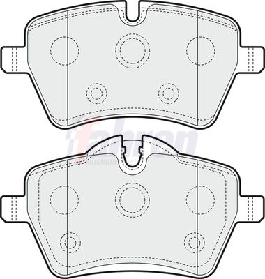 Fahren FBP3228 Brake Pad Set, disc brake - 1